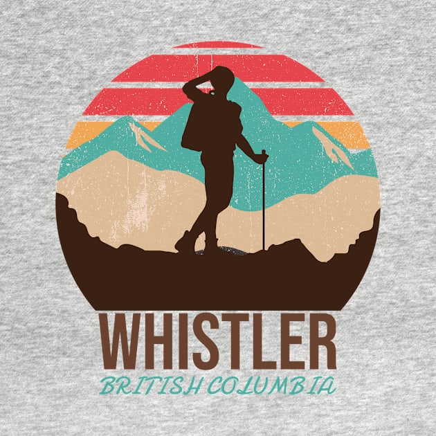 Whistler, British Columbia Hiking by Mountain Morning Graphics